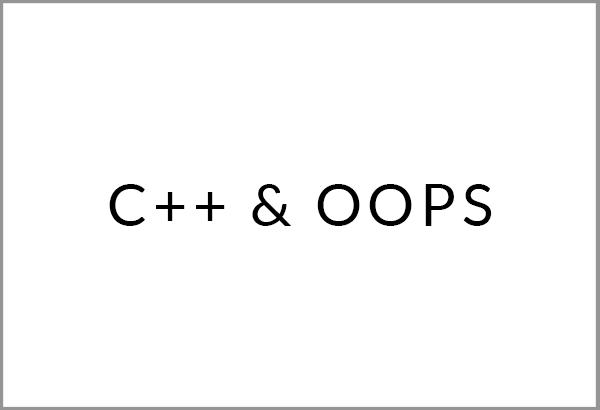 C++ and OOPs training