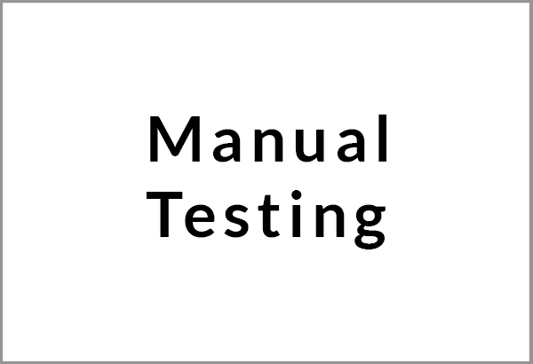 Manual testing